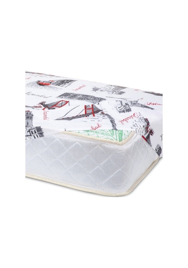 70Cm X 130Cm Lastikli Fitted Bebek Ve Çocuk Yatak Çarşafı (538317274)