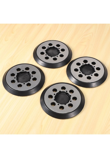 Padalink 4 Adet 5 İnç 8 Delikli Zımpara Pedi - Dwe6423 Uyumlu, Dayanıklı Metal Tabanlı, Kolay Takılır