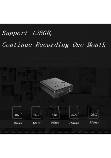 Padalink Mini Wifi Güvenlik Kamerası 1080p Hd, Uzaktan İzleme, İnfrafed Gece Görüşü, Hareket Algılama, 128gb Hafıza Kartı Desteği