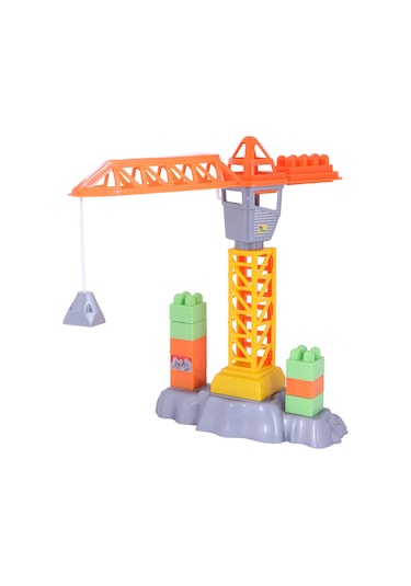 Ogi Mogi Toys İnşaat Bloklar ve Vinç 44 Parça