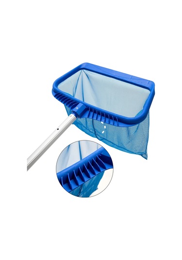 Gajeena Profesyonel Havuz Temizleme Aleti: Derin Katlı İki Katlı Ağ, Alüminyum Çerçeve, Büyük Kapasite Yaprak Ve Atık Toplayıcı Direç Yok