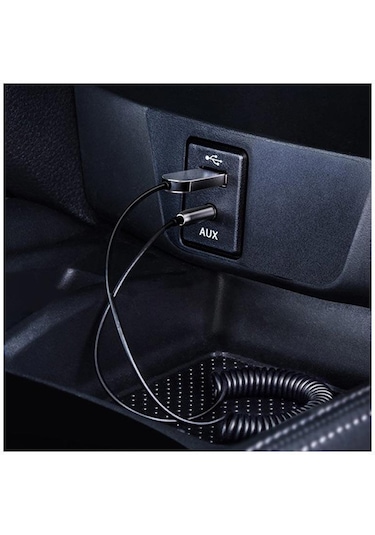 Baseus BA01 USB Bluetooth Araç Kiti Siyah