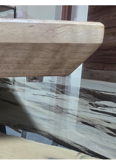 Ceviz Ağacı 55 X 35 Cm 4 Cm Kalın Özel Büyük Boy Ayaklı Şef Tahta