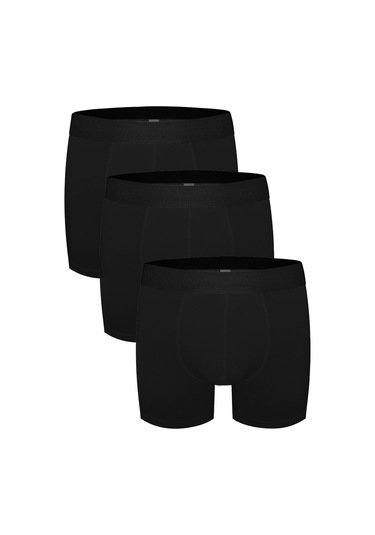 Darkzone Erkek Boxer Siyah 3'Lü Set - Dzn3333Sy