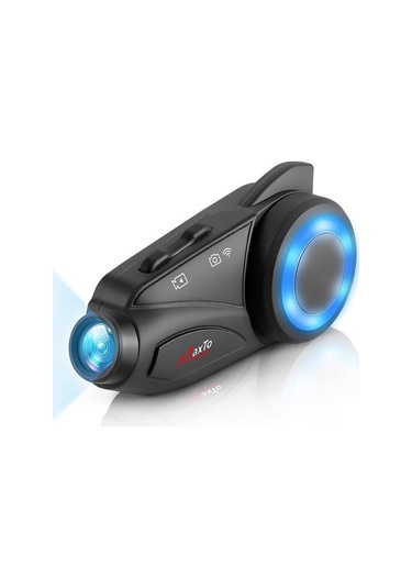 Powermaster Maxto M3 Kameralı Motosiklet Bluetooth Intercom Kulaklık