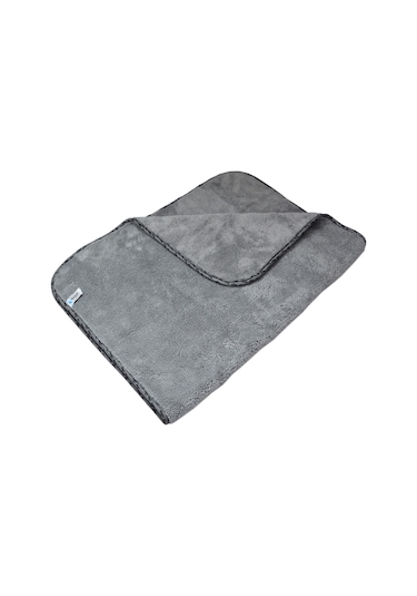 Spark 2316 Mikrofiber Peluş Oto Kurulama Bezi 60X90 Cm. Gri 1 Adet