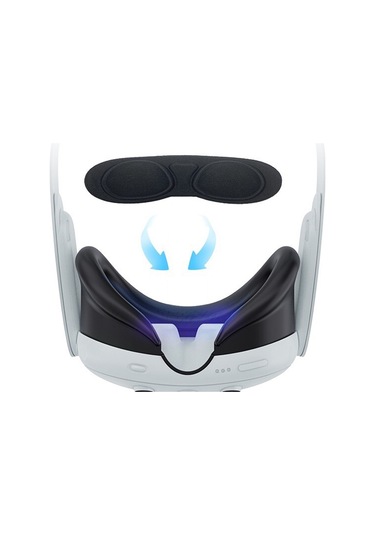 Meta Quest 3 Pc Koruyucu Kabuk İçin, Stil: 7'si 1 Arada Parıltılı Şeffaf Mavi