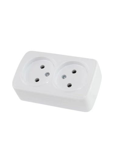Tdm Electric Bağlantısız Çiftli Yüzey Montajlı Priz 4 Adet 421610806