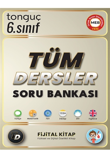 Tonguç Akademi 6. Sınıf Tüm Dersler Soru Bankası