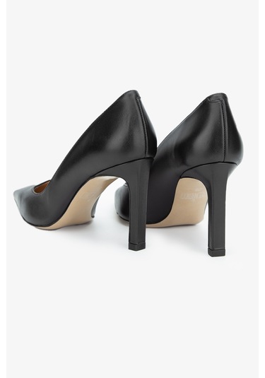 Valmenti Nuc Kadın Siyah Hakiki Deri Topuklu Ayakkabı 613 27235 Bn Ayk Y24 Siyah