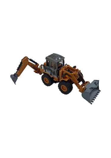 Metal İş Makinaları Ekskavatör Kepçe GLW Oyuncak İş Makinaları