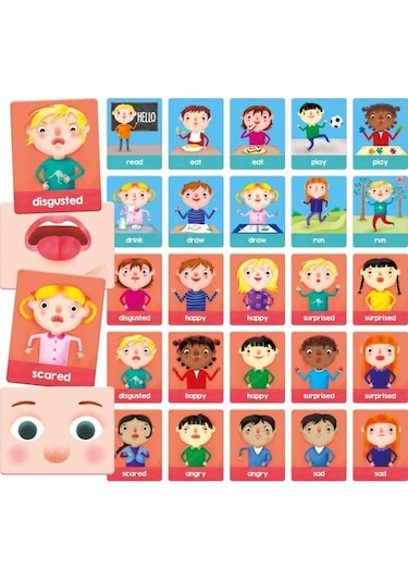 Carioca Flashcards Emotions And Actions Montessori En24650