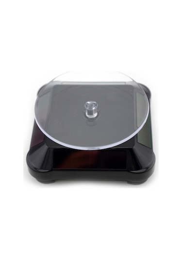 Xindoker Güneş Enerjili Çift Yönlü Döner Sergi Tablosu - Kuyumculuk, Model, Elektronik Gösterim İçin Siyah Pil Ve Şarj Aleti Yok