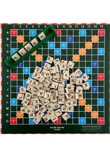Kelime Oyunu / Yerli Üretim Scrabble Kelime Üretme Oyunu Z5