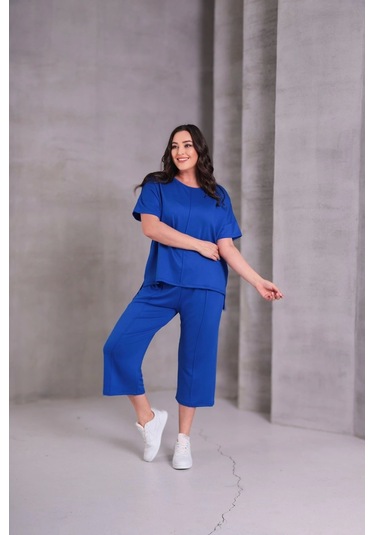 Önü Çimalı Takım Mavi