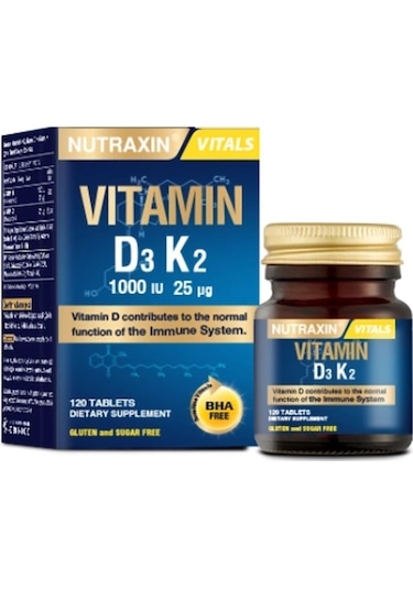 Nutraxin Vitamin D3 K2 120 Tablet