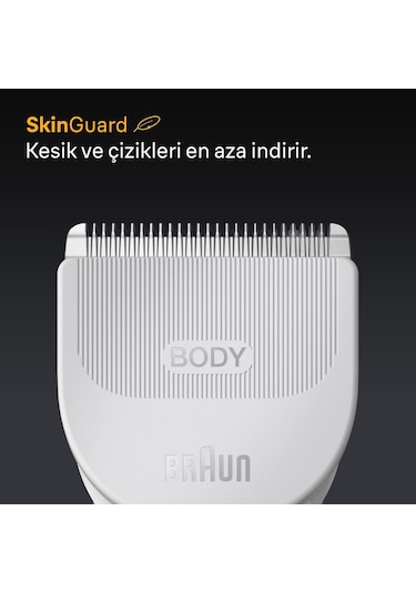 Braun Vücut Tıraş Makinesi Series 5, +6 Aksesuar, Su Geçirmez, Bg5550 90 Dak