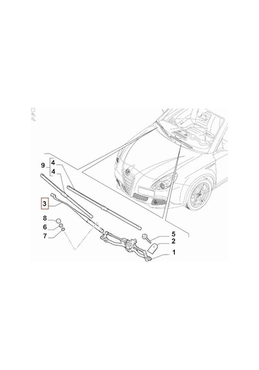 Opar On Sag Sılecek Kolu Alfa Romeo Gıulıetta 10 20 AOD-OPAR 50509404