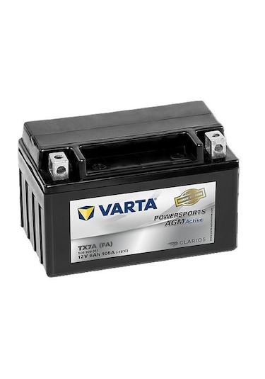 Varta Powersports AGM YTX7A-BS-FA 12 V 6 Ah Motosiklet Aküsü