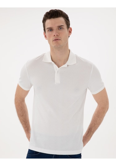 Pierre Cardin Erkek Beyaz Tişört 50310233-vr013 Beyaz