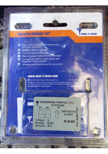 Mul-t-lock 7x7 Silindir