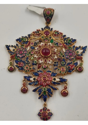 Gümüş Mine İşlem Kolye Uç 205