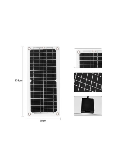 Moveevo 12w Taşınabilir Güneş Enerjili Şarj Paneli - Usb Çıkışlı, Ip65 Suya Dayanıklı, Monokristal Panel