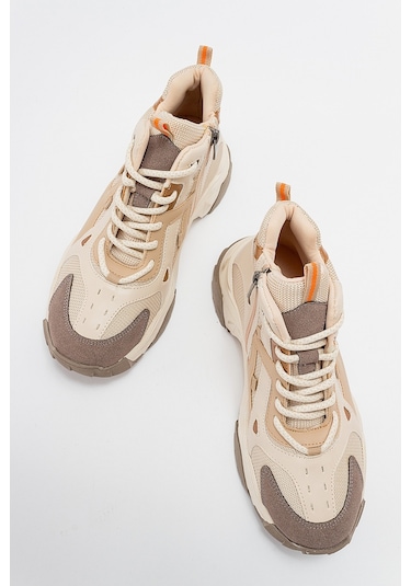 Luvishoes Lowel Bej-kahve Kadın Spor Bot Bej - Kahverengi