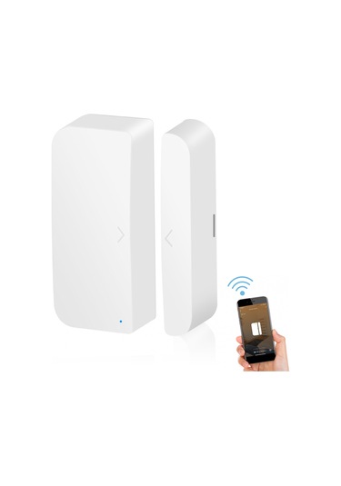 Anjiexun Tuya Wifi Akıllı Kapı Sensörü Anahtarı Kolu Pencere Alarmı