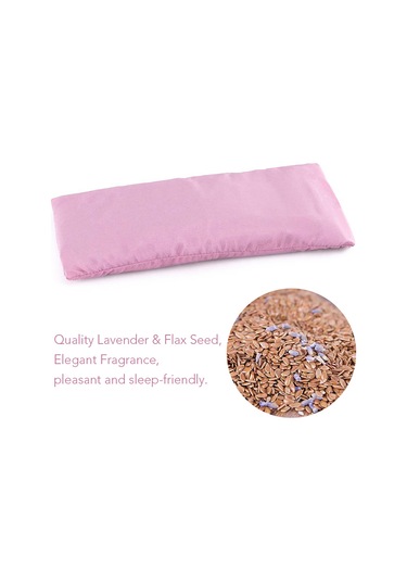 Mufunye Lavanta Ve Ketencik Dolgulu Pembe Ipek Göz Yastığı - Uyku Ve Rahatlama İçin Yoga Asistanı Diğer