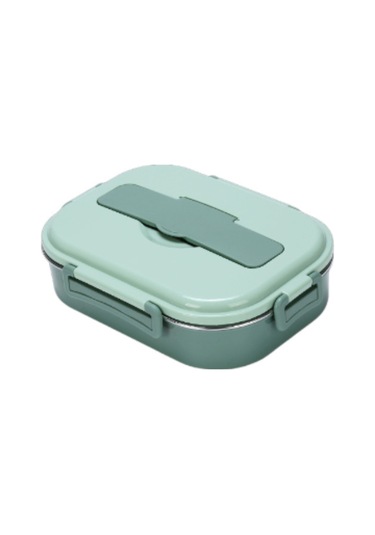 Moveevo Yeşil 4 Bölmeli + Kase 1.5l 304 Çelik Yemek Kutusu, Lehimli, Isı Saklayan, Günlük Kullanim Icin, Beste Içerir Çok Renkli