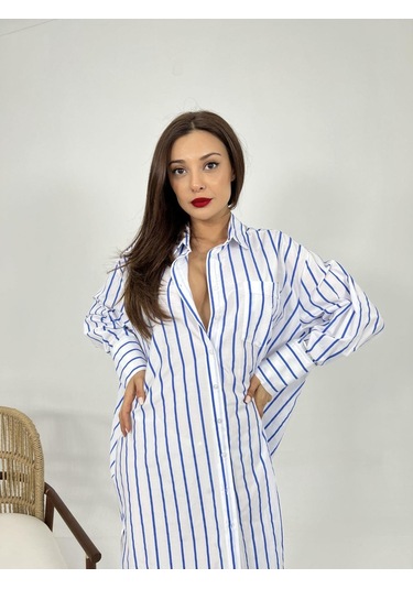 5216 Gömlek-baltimore Çizgili Altın