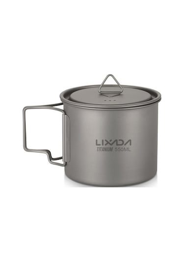 Tongxida Katlama Kulplu Hafif Titanyum Bardak, 300ml - 750ml, Dayanıklı Taşınabilir Çok Renkli