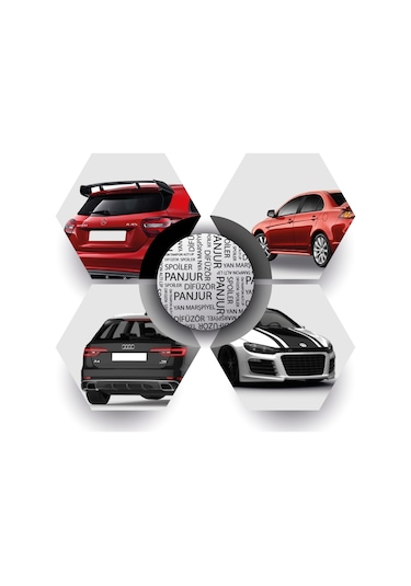 Vw Jetta Bagaj Üstü Spoiler Yapışık Anatomik Abs Plastik 2011-