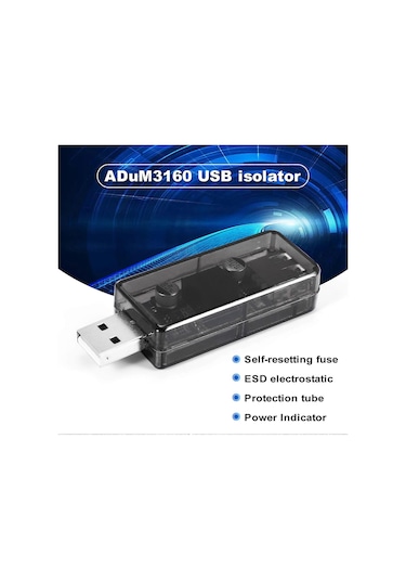 Adum3160 Dijital Sinyal Ses Güç İzolatörü Usb'den Usb'ye Dijital İzolatör