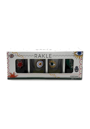Rakle Fortuna 4'lü Shot Bardağı Seti 34 Cc