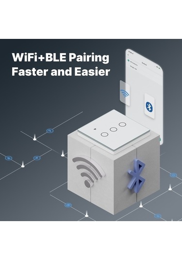 Besthome1 Tuya Akıllı Wi-fi Anahtar: Uzaktan, Zamanlayıcı, Sesle Kontrol, Ev Otomasyonu 1-gang