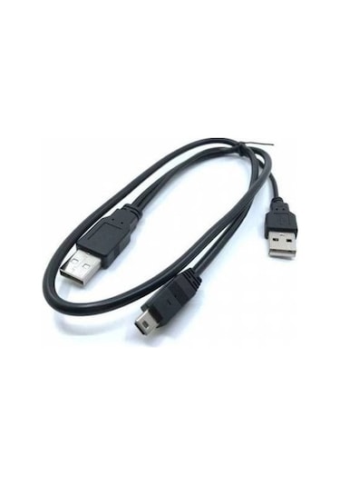 Mini Usb Harddisk Kablosu 5 Pin Usb Y Hdd Kablosu 80 Cm Mini Usb 2.5 Harddisk Kablosu Leon-2025-03-39