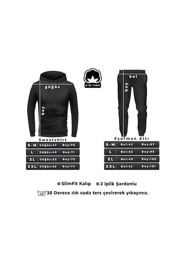 Breaking Baskılı Eşofman Takımı Siyah