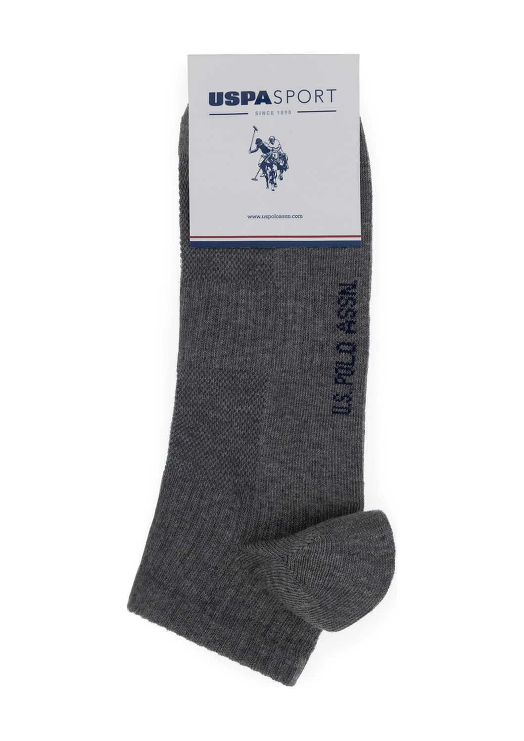 U.s. Polo Assn. Erkek Gri Melanj Çorap 50304242-vr086 Gri Melanj