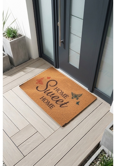 Chram Natürel Home Sweet Paspas Dış Kapı Paspası Kıl Kapı Önü Paspası 2014 Naturel