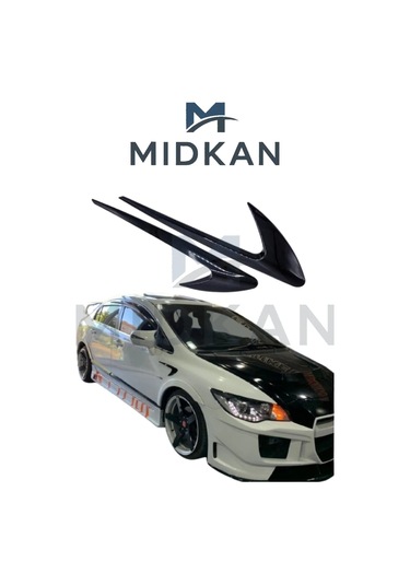 Universal Çamurluk Venti 31x9 Cm Parlak Siyah Sportif Dış Aksesuar Sağ-sol Takım