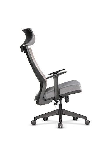 Uzayofismobilyaları Uzay Ofis Rosetta Fileli Müdür Koltuğu - Gri