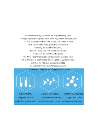 Butuglobal Tds Yüksek Hassasiyetli Su Kalitesi Test Kalemi Dedektörü