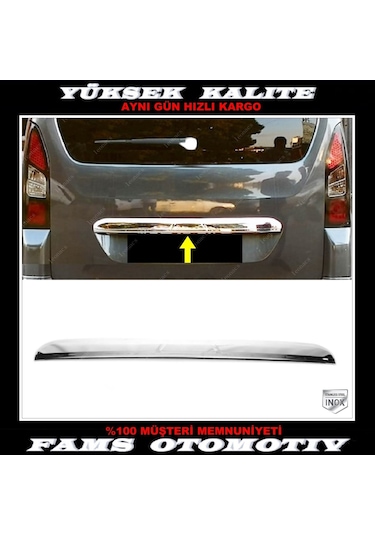Peugeot Partner Tepee Krom Bagaj Çıtası 2008 Üzeri P.Çelik