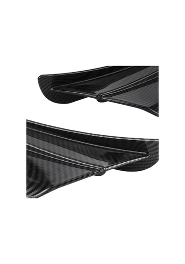 Ankatek Suntek Motosiklet Kanatçıklar Aerodinamik Evrensel, Kanat Spoyleri Siyah Siyah