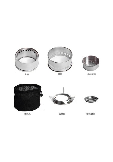 Artfulabode Yürüyüş Yakıcı Yakıcı Taşınabilir Tahta Pişirme Piknik Paslanmaz Mekan Mangal Katlanabilir Kamp Isıtıcı Gümüş Dış Çelik Balıkçılık Ahşap Td Gümüş