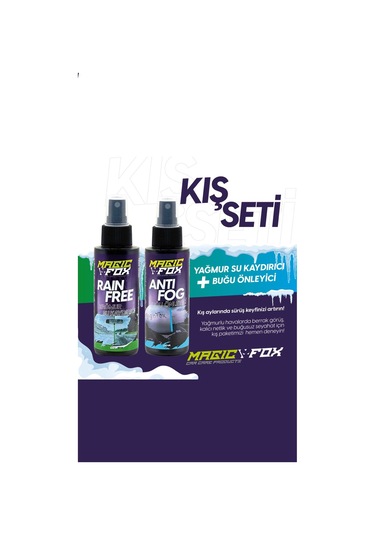 2 Li Buğu Önleyici Ve Buğu Önleyici Kış Set