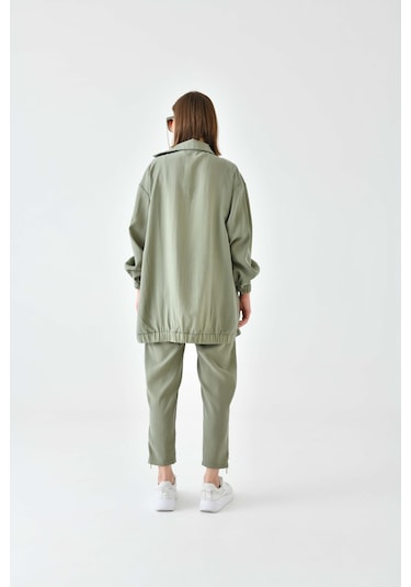 Ftz Women Kadın Modal Pantolonlu Takım Haki 30716-haki Haki