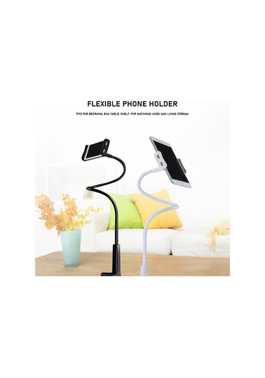 Springsun 360 Derece Dönen Teleskopik Klipsli Telefon Tutucu - İphone/android Uyumlu Diğer